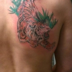 my upper back, eventually it will be one huge piece!