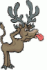 animated christmas reindeer tongue.gif