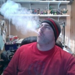 Vapin in the Man Cave