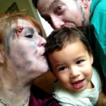 The family, feeding time!