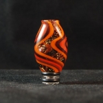 Orange/Sparkle Wigwag Flatmouth