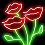 Tulips I drew on my Not So "Smart" phone. Actually this is a pretty cool Android App!
