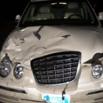 Eight weeks after my neck surgery, I hit a cow on the road and totalled my car.  I was so blessed that I was able to move over far enough that I didn't hit the cow straight on and have the airbag go off.  No damage was done to my neck but I couldn't come close to replacing my car with anything comparable.
