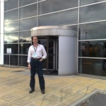 Out side Conoco's office