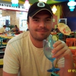 Myself in Cancun at the mall   in a Chinese resturant in Mexico, being served by a guy from America who moved here LOL....getting wasted before we meet with a timeshare jerk guy.. I ended up passing out at the meeting LOL