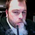 The exhale....Strong hit