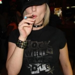 Me e-smoking while out for some karaoke