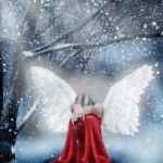 angel in snow