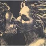 couple kissing