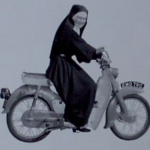 Nun on wheels