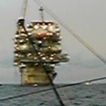Floater Oil rig about 140 miles off the Texas coast.