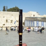 Janty at wailing Wall