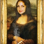 mona lisa smoking