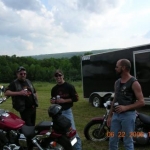 Hawgbarn Poker Run. Thats me in the middle. Yes... the short guy! Lol!