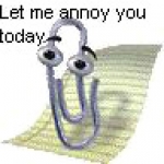 annoying office paperclip
