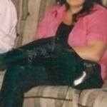 black hair-older photo