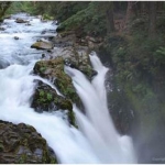 Sol Duc Falls in the Olympic National Forest