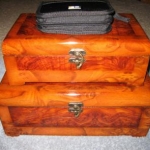 Storage boxes and travel case