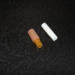 silicone eCigGrip on 901 cart beside 510 cart
