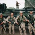 Felix, Cliff and Timmy. my first 3 soldiers on the way home after out first deployment to Iraq.