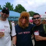 Me and Felix with Alf at the warped tour.