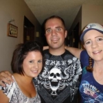 My sister and brother and me