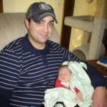 Hubby Jason and little Johnny