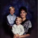 Jacob Walters, Freddie Hutson with mom Sis