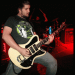 Playing with one of my older bands.