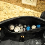 a Zippered/lined area for juices