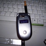 motorola v551 '

phone works for playing games, calander, photos, has bluetooth.  should work as phone using external antenna jack (un tested)
