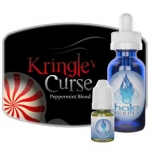 Kringle's Curse -  Kringle's Curse offers a delightful peppermint flavor with immense vapor production and a solid throat hit. The refreshing taste of this exquisite blend has no underlying tobacco taste, and will leave your mouth tingling for more. Kringle's Curse is a great choice for those seeking a more intense flavor than our traditional menthol blends, and for those with a sweet tooth as well.
