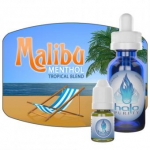 Malibu -  Malibu Menthol is best described as a frozen Pina Colada twisted inside of a light menthol wrapper. Malibu Menthol has a nice smooth flavor that is perfect for vaping poolside or at the beach. The throat hit is relatively light with no harshness, and the aftertaste is pleasantly sweet. Highly recommended for a refreshing springtime vape.