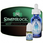 Shamrock -  Shamrock offers a delicious blend of rich dark chocolate, delicately layered with the enchanting taste of Corsican Mint. Offering deep chocolaty top notes in perfect harmony with Minty undertones, Shamrock has a flavor similar to many popular Mint Chocolate ice creams and cookies. This unique blend is perfect for those seeking a premium dessert flavor with great vaping performance.