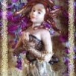 medusa doll, I used real shed snakeskin for this ones dress, she was fun to make.