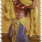 dancer-she was fun to make, but I used a different finish, which turned out with too much shine when it dried.