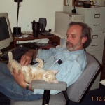 Fisch and the Cat -- that feline monster just hated me.