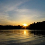 Sunset on Lake Edna
