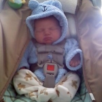 Taking the little man home from the hospital!
