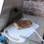 Grilled pork loin
