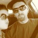 me & my girl driving around