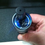 Blue LED (From old 510 battery) when power is present at the atty