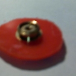 the cap was mad out of bard plastic from a valentines day platter i bout at walmart for .99 cents