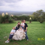 My daughter & Grandkids