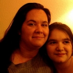 My oldest daughter & granddaughter