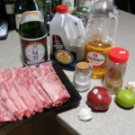 Korean Kalbi prep