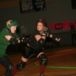 Derby girls are cool...the boss on the right...