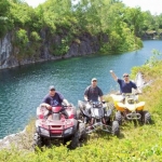 This is part of our sunday ride, we live right next to many Limestone quarrys