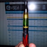 Gumby blood in yellow vision clearomizer.  looks kinda funny