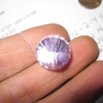 amethyst round bar cut.